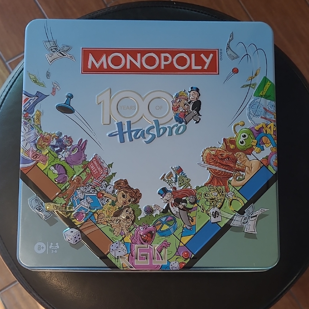 Monopoly 100 Years of Hasbro Collectible Tin